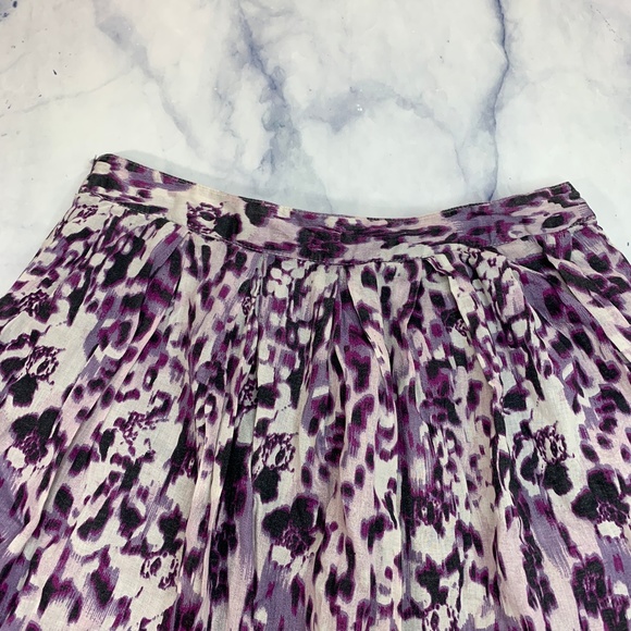 Urban Outfitters Kimchi Blue Purple Leopard Skirt - Picture 7 of 8